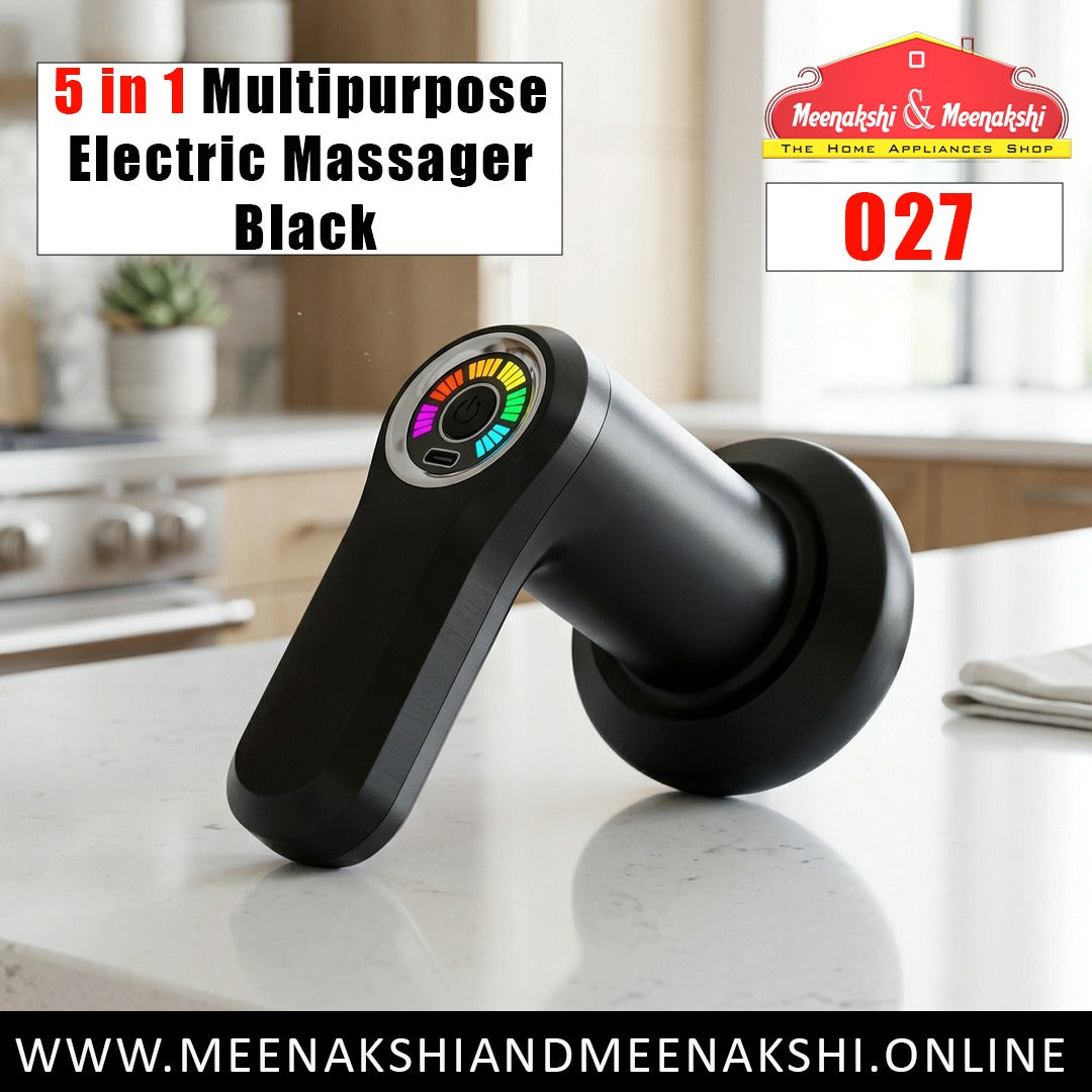 5 in 1 Multipurpose Electric Massager Black 027