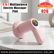 5 in 1 Multipurpose Electric Massager Pink 026