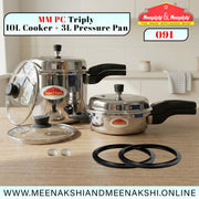 MM PC Triply 10L Cooker + 6.5L Pressure Pan 091