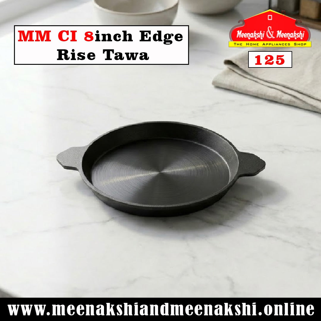 MM CI 8inch Edge Rise Tawa 125