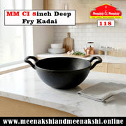 MM CI 8inch Deep Fry Kadai 118