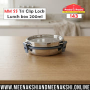 MM SS Tri Clip Lock Lunch box 200ml 143