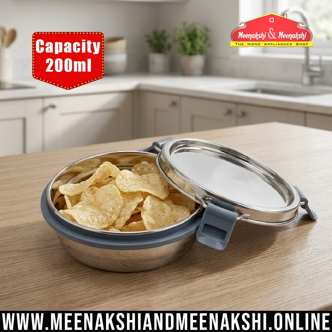 MM SS Tri Clip Lock Lunch box 200ml 143