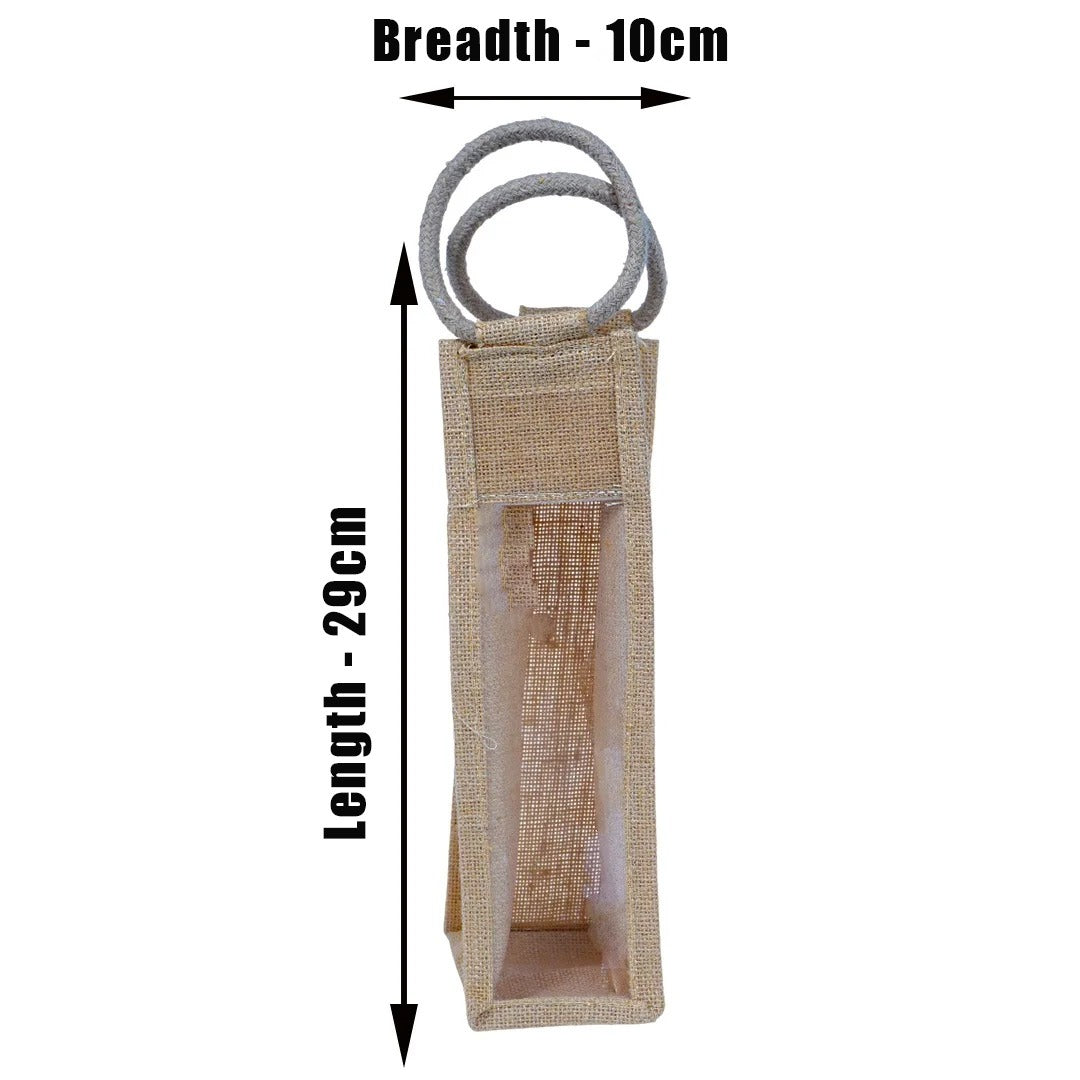 MM Water Bottle Jute Bag 152