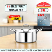 MM Maxi Triply Biriyani Pot 24cm/5.3L 162