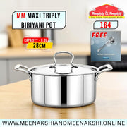 MM Maxi Triply Biriyani Pot 28cm/8.3L 164