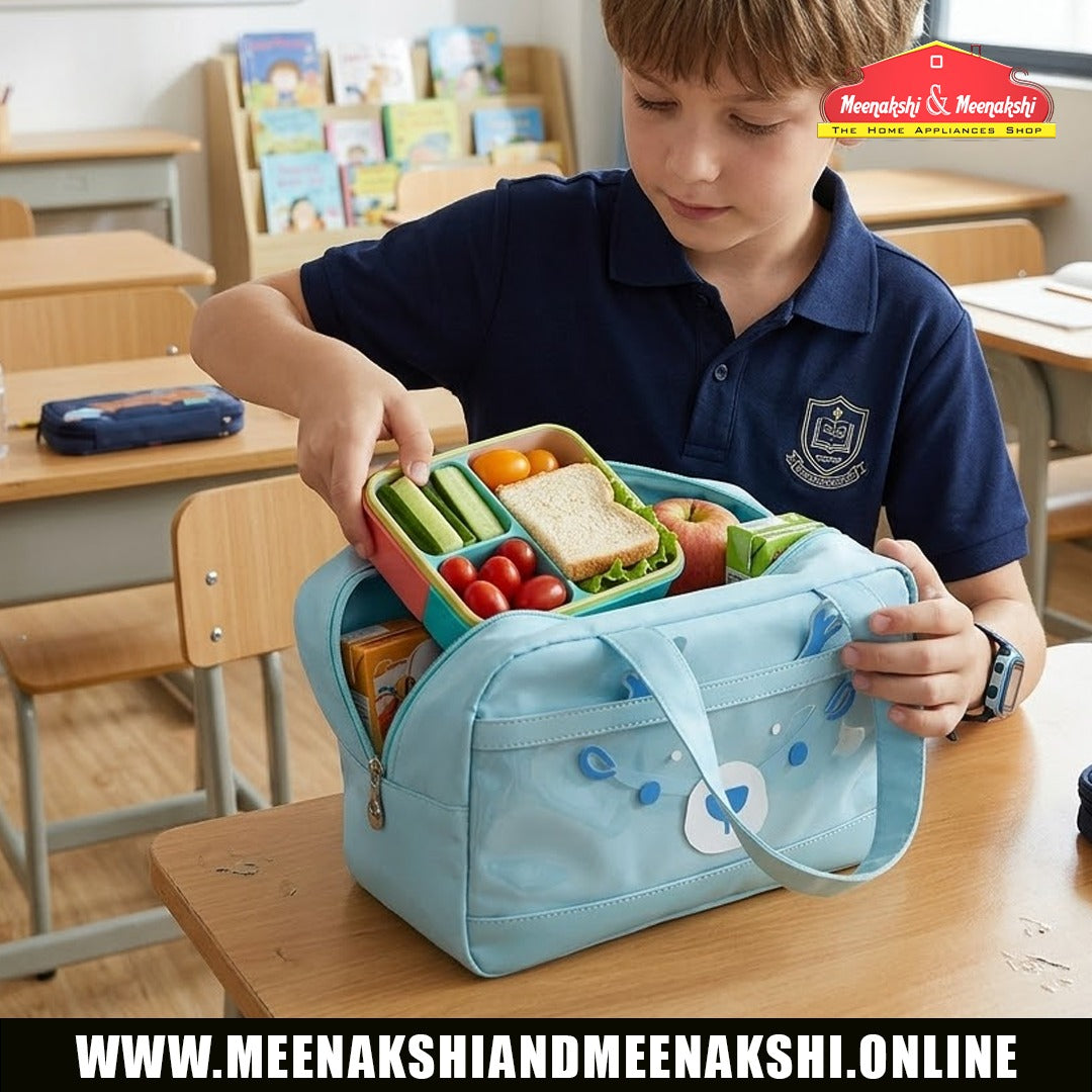 Deer Themed Insulated Lunch Bag