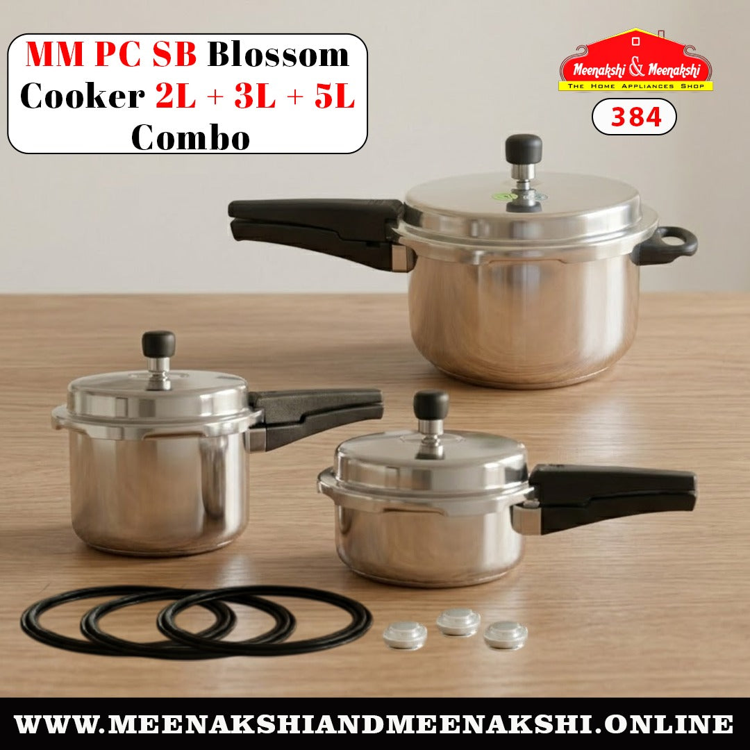 MM PC SB Blossom Cooker 2L + 3L + 5L Combo 384