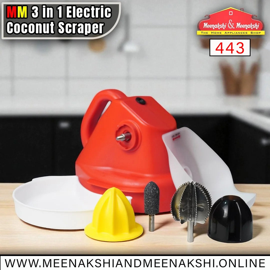 MM 3 in 1 Electric Coconut Scraper 443