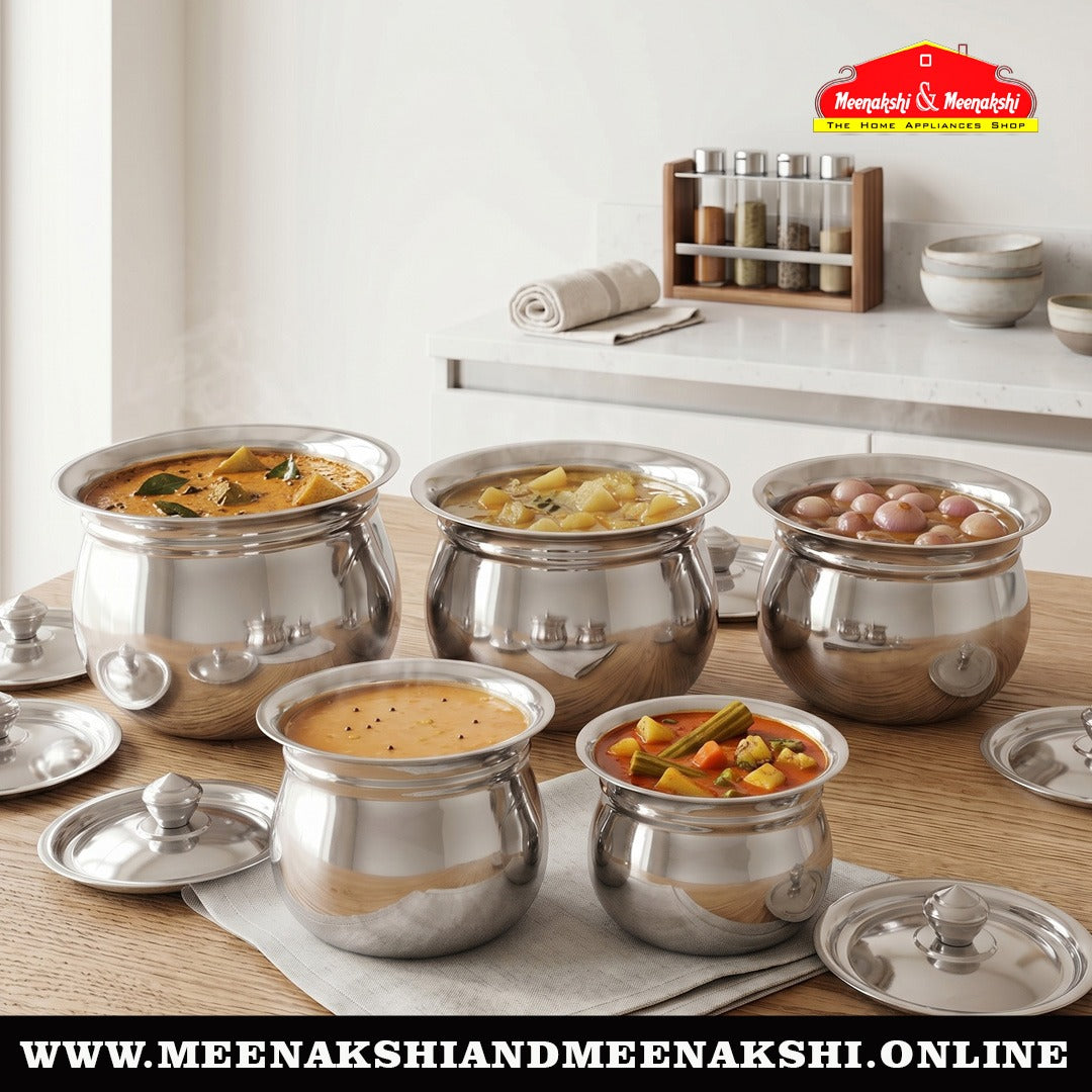 MM SS 20 Guage 5PCS Gundu With Lid 491
