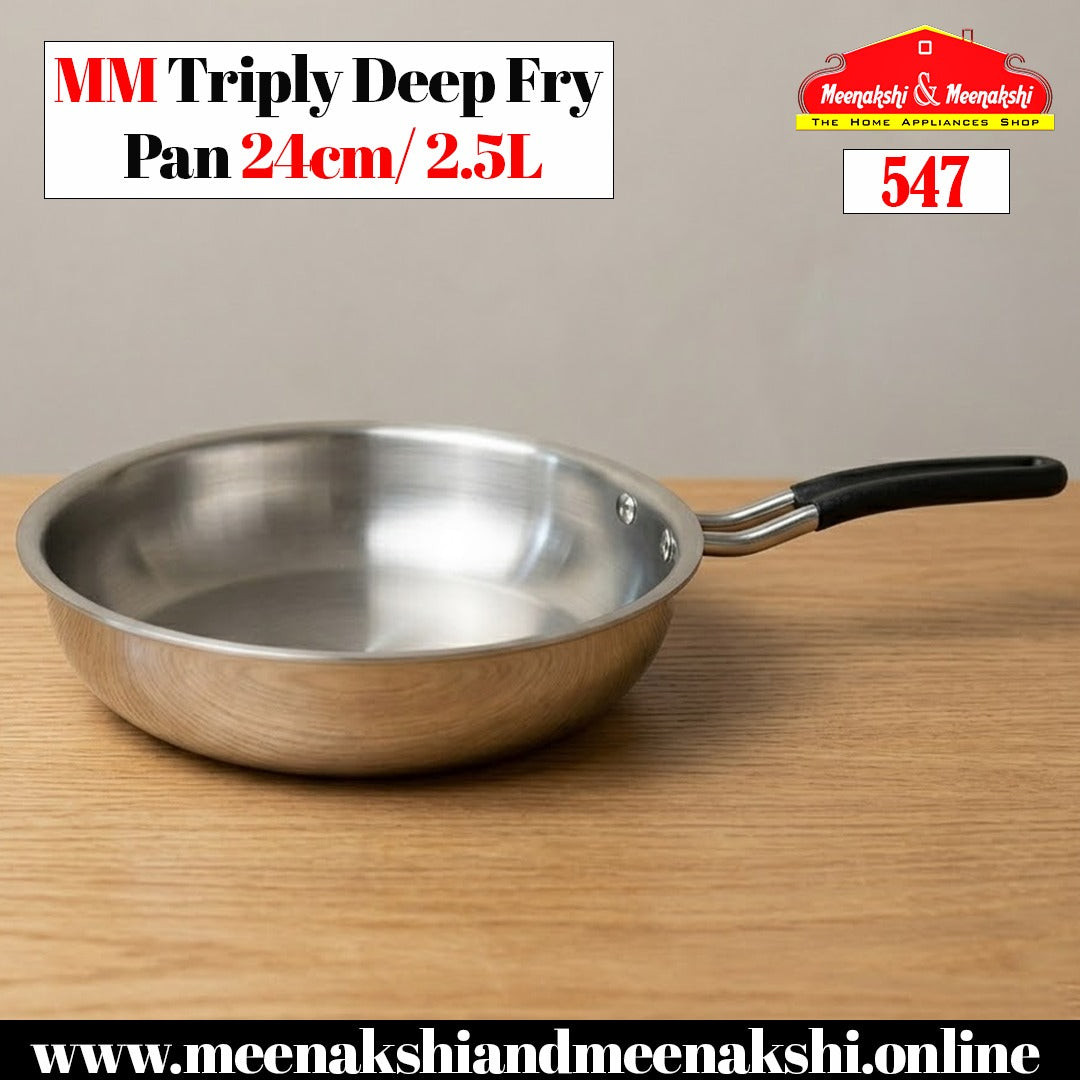 MM Triply Deep Fry Pan 24cm/ 2.5L 547