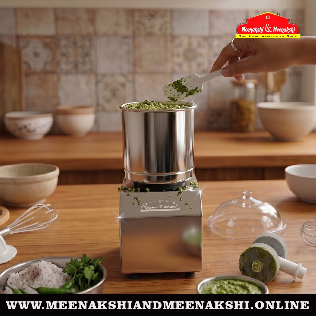 MM Stainless Steel Body Masala Chutney Grinder 1L 555