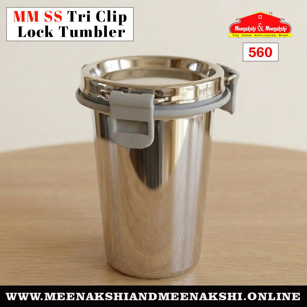 MM SS Tri Clip Lock Tumbler 320ml 560