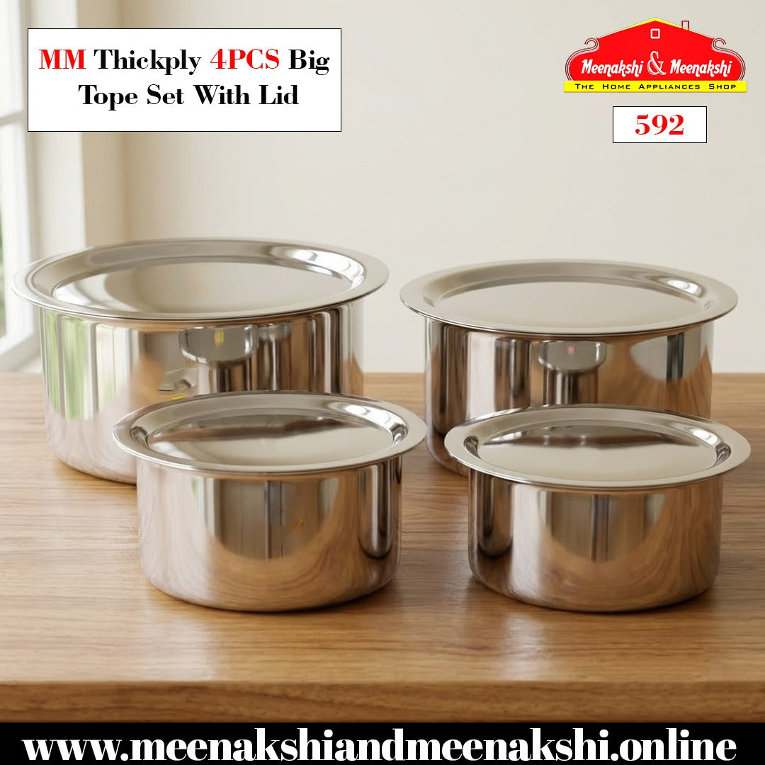 MM Thickply 4PCS Big Tope Set With Lid 592