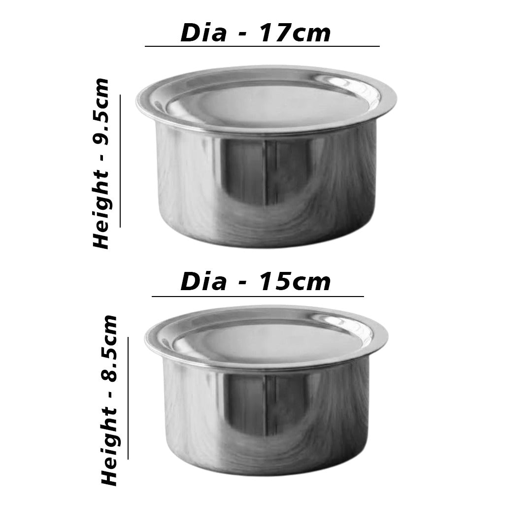 MM Thickply 4PCS Big Tope Set With Lid 592
