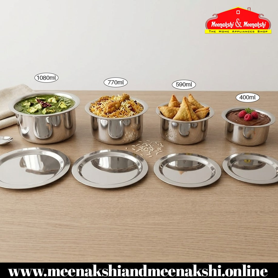 MM Thickply 4PCS Small Tope Set With Lid 591