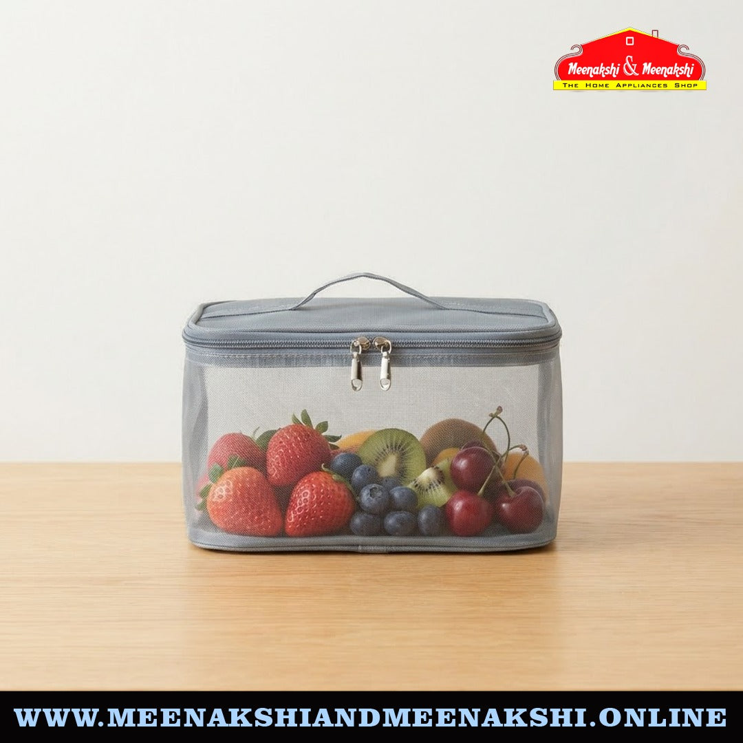 MM Nylon Mesh Fruit Basket Bag Square Small 599
