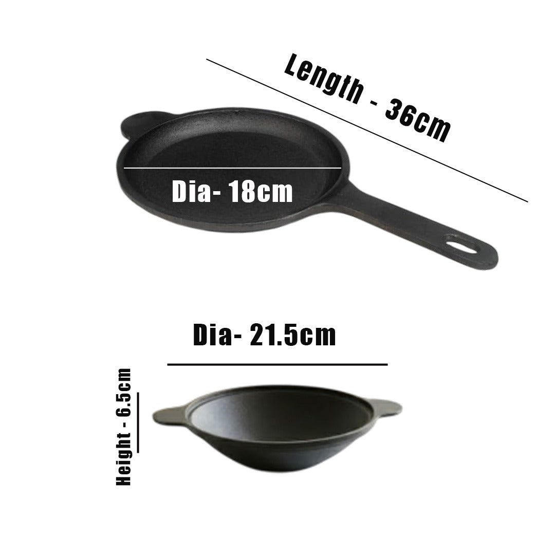 MM 4PCS Cast Iron Family Set 636