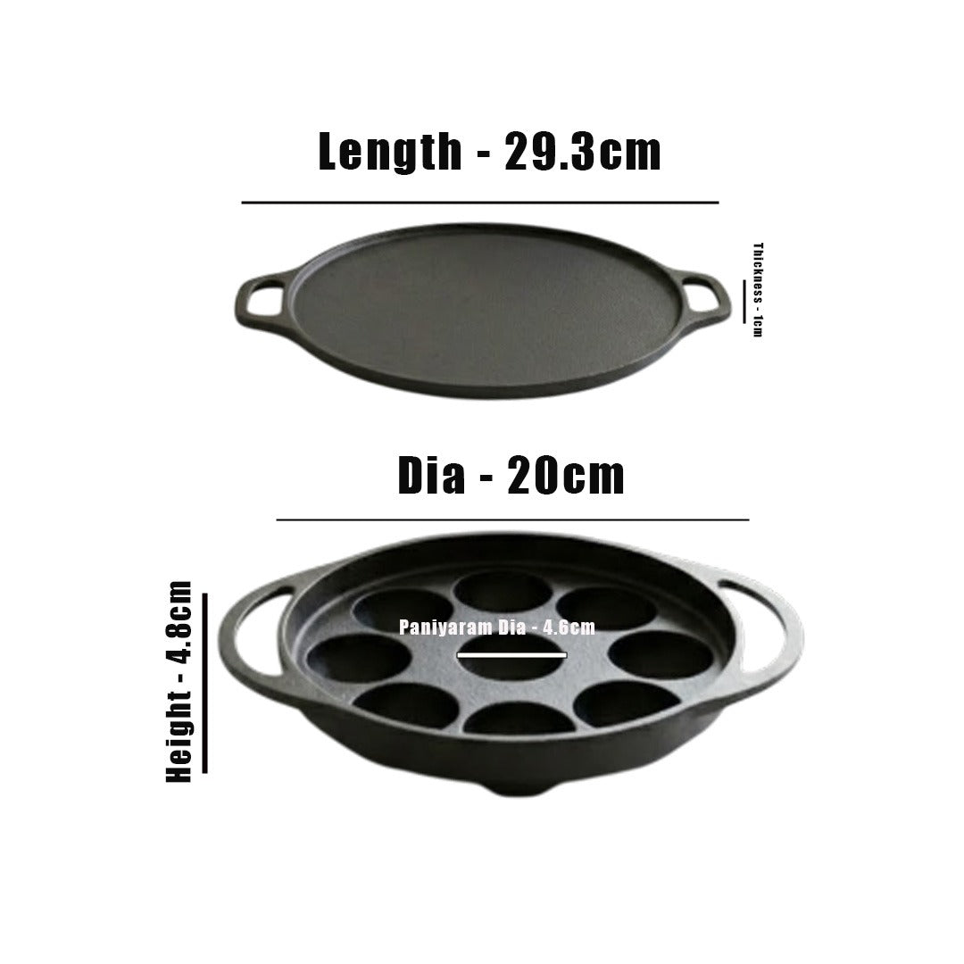 MM 4PCS Cast Iron Family Set 636