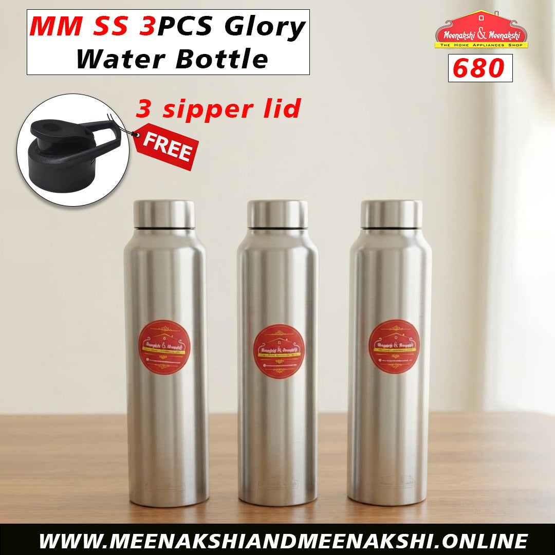 MM SS 3PCS Glory Water Bottle 1L 680