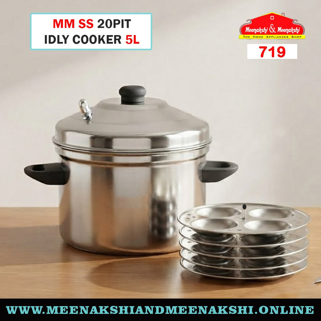 MM SS 20Pit Idly Cooker 5L 719
