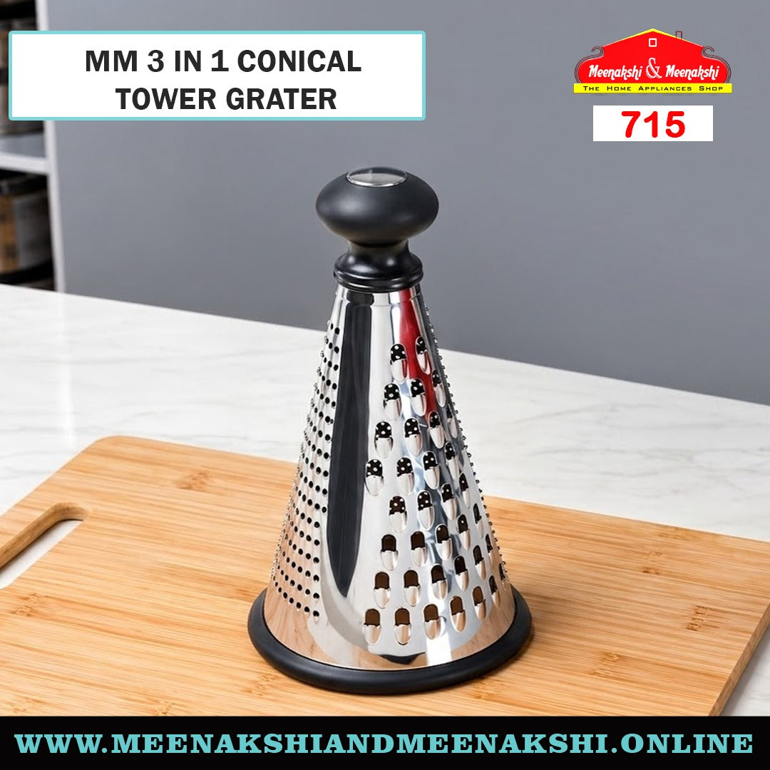 MM 3 in 1 Conical Tower Grater 715