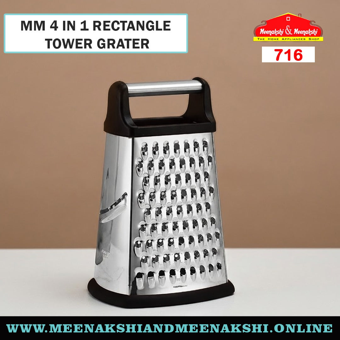 MM 4 in 1 Rectangle Tower Grater 716