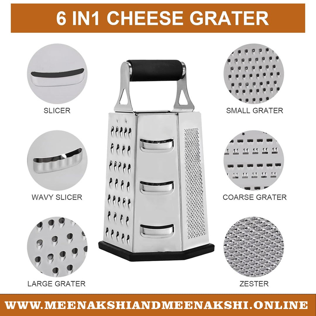 MM 6 in 1 Hexagon Tower Grater 717
