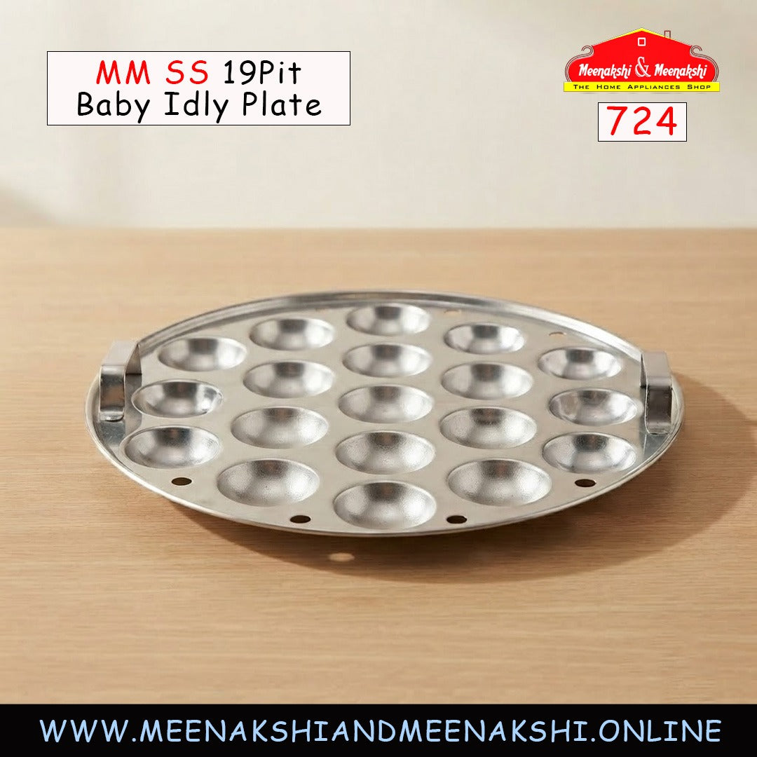 MM SS 19Pit Baby Idly Plate 724