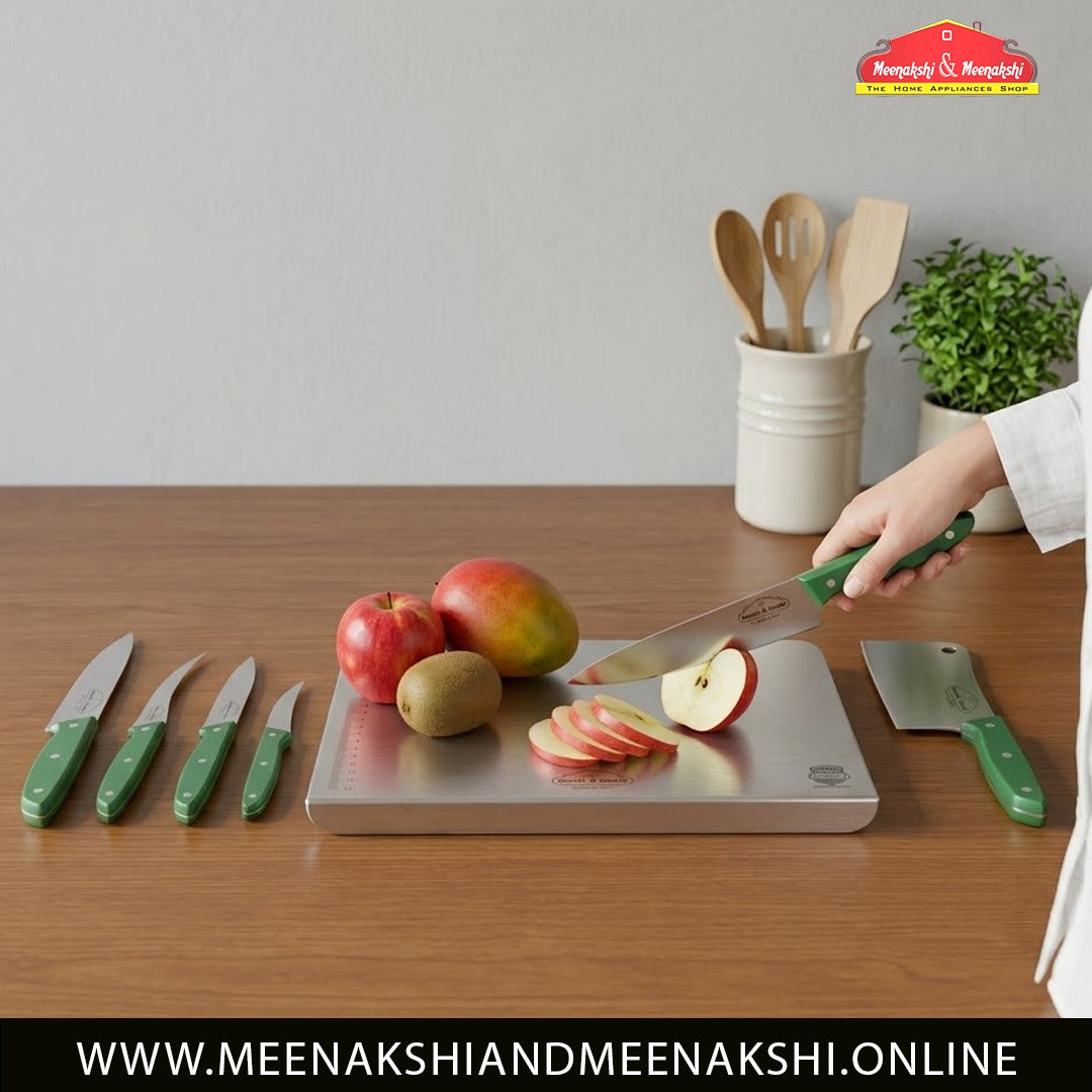 MM SS 7PCS Knife & Cutting Board Combo 444