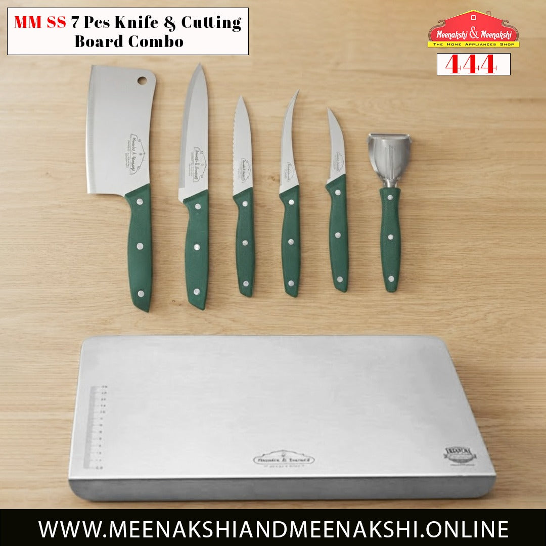 MM SS 7PCS Knife & Cutting Board Combo 444
