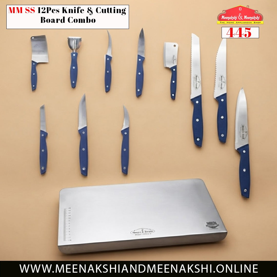 MM SS 12PCS Knife & Cutting Board Combo 445