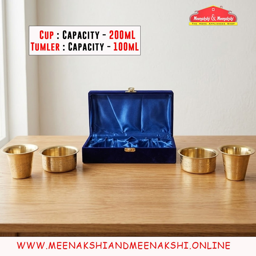 MM Brass Coffee Dabara Set CoffeeBean Gift Set 820