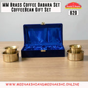 MM Brass Coffee Dabara Set CoffeeBean Gift Set 820