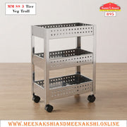 MM SS 3 Tier Veg Trolly 895