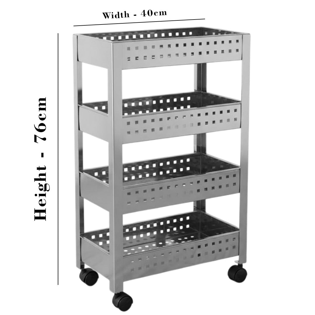 MM SS 4 Tier Veg Trolly 896