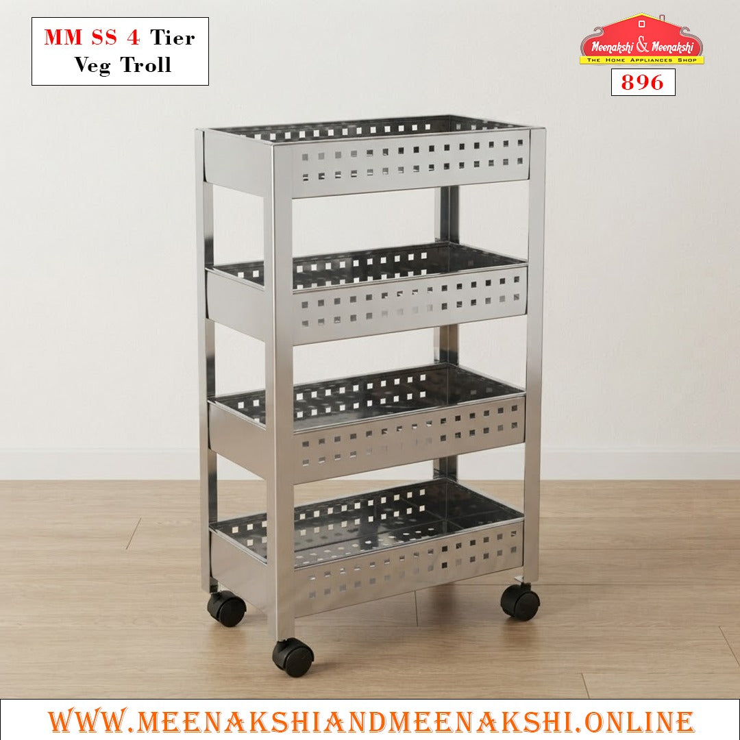 MM SS 4 Tier Veg Trolly 896