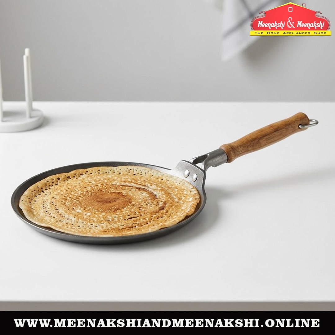 Wooden Handle 11inch CI Dosa Tawa 904