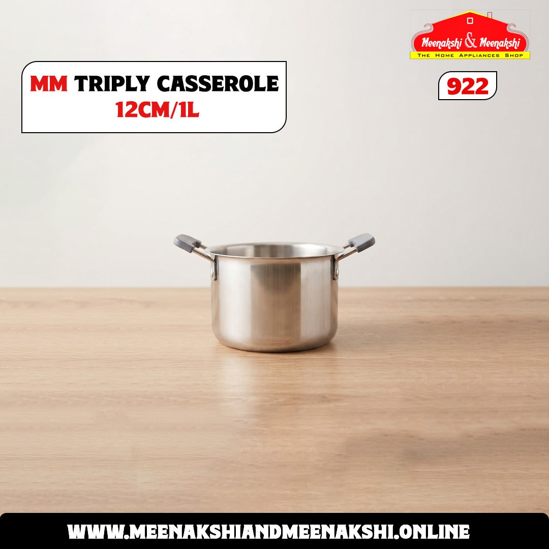 MM Triply Casserole 12cm/1L 922