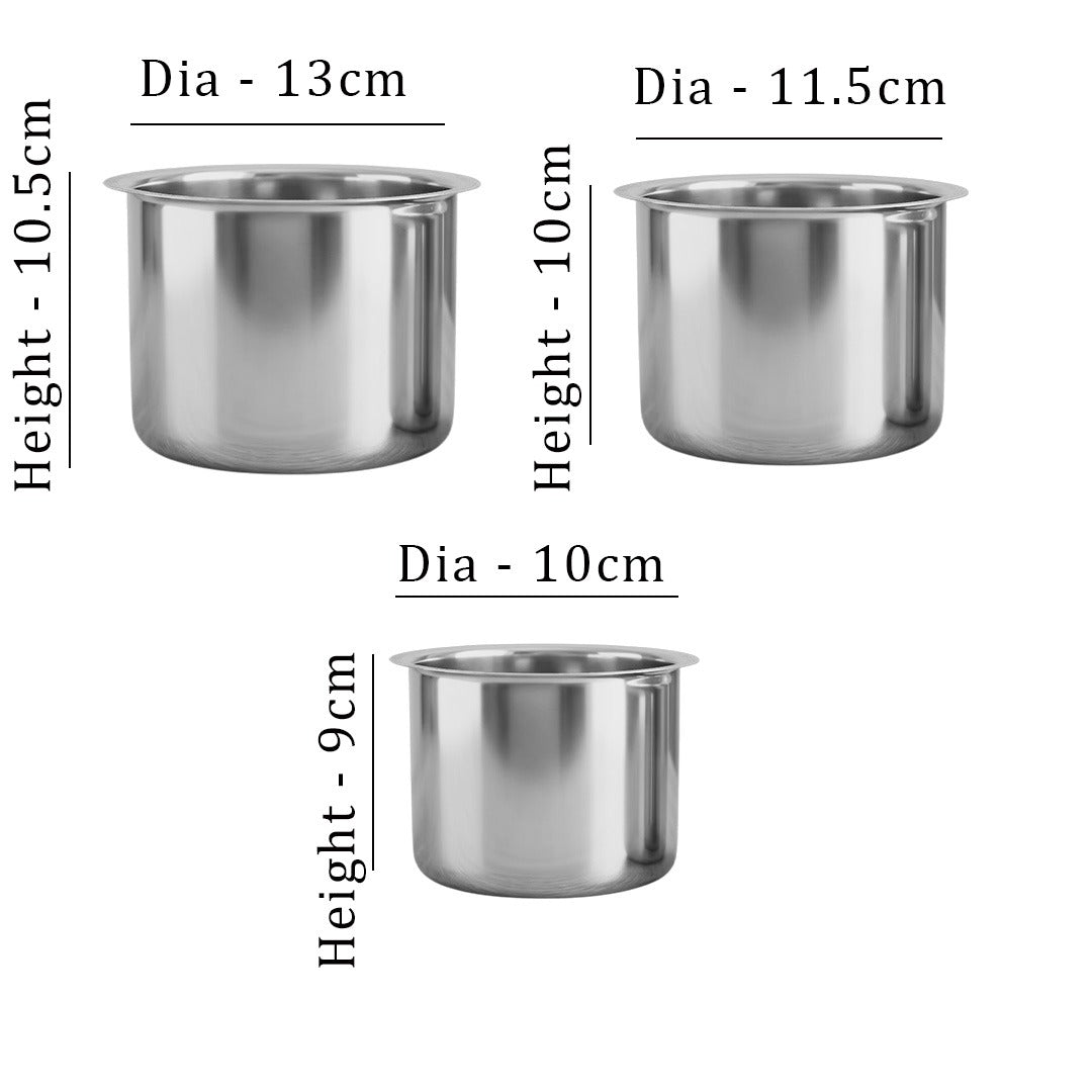 MM Thickply 5PCS Small Deep Tope Set Without LID 961