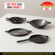 FDO 4PCS Cast Iron Combo 1