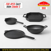 FDO 4PCS Cast Iron Combo 2