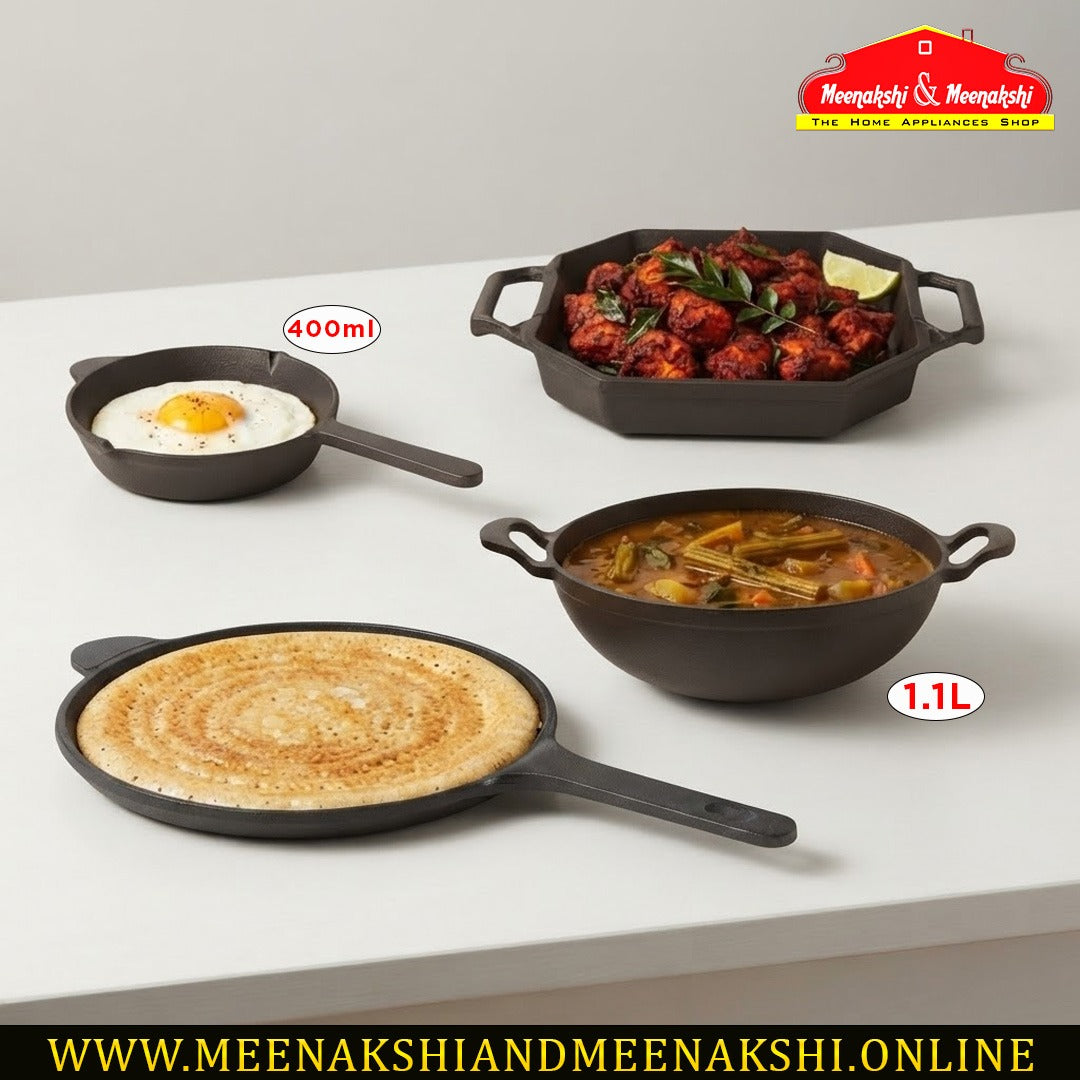 FDO 4PCS Cast Iron Combo 2