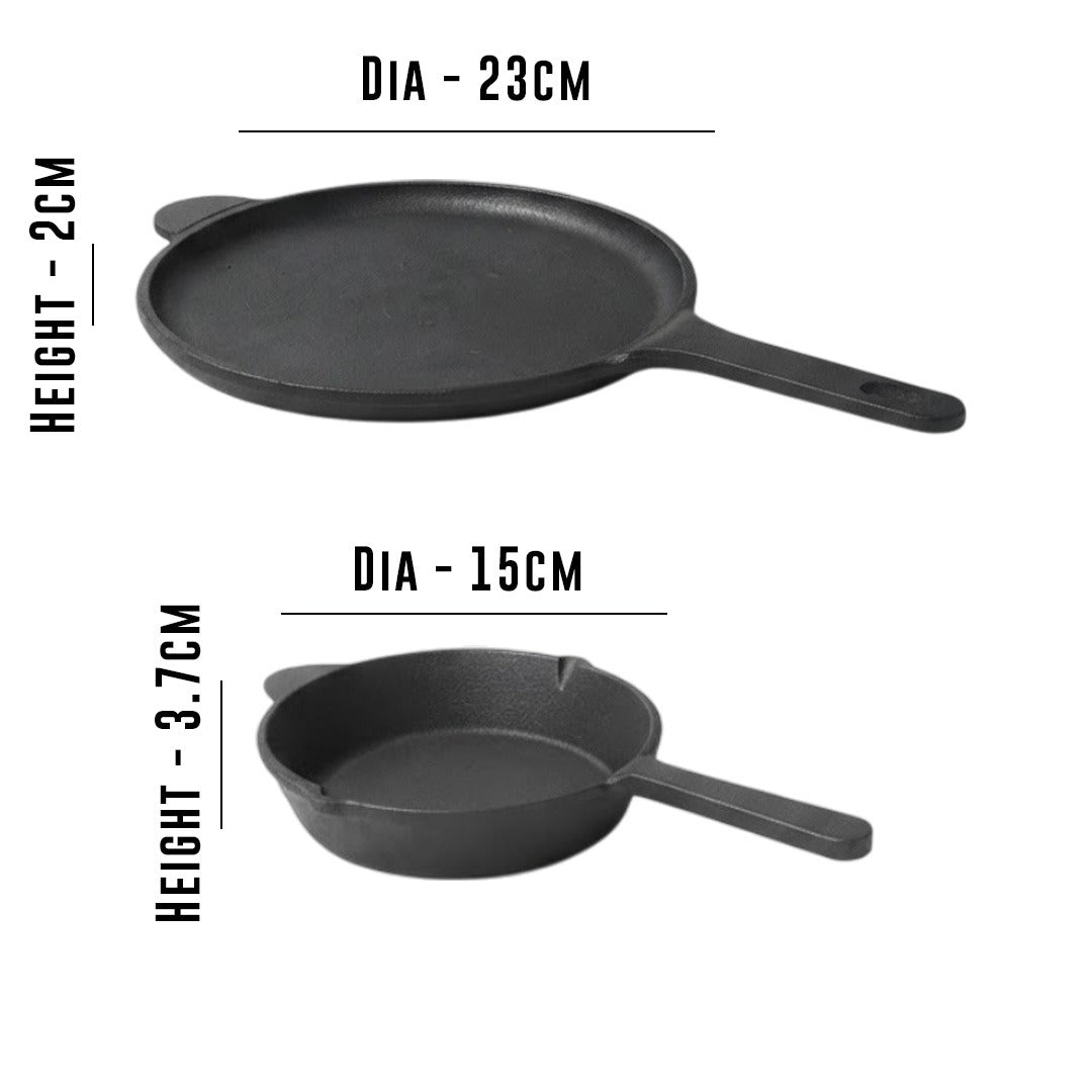 FDO 4PCS Cast Iron Combo 2
