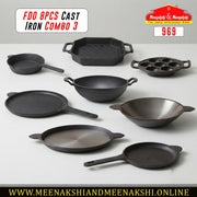 FDO 8PCS Cast Iron Combo 3