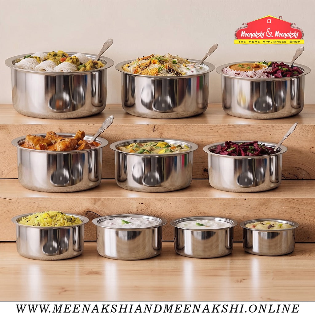 MM Triply 10PCS Tope With Lid Combo