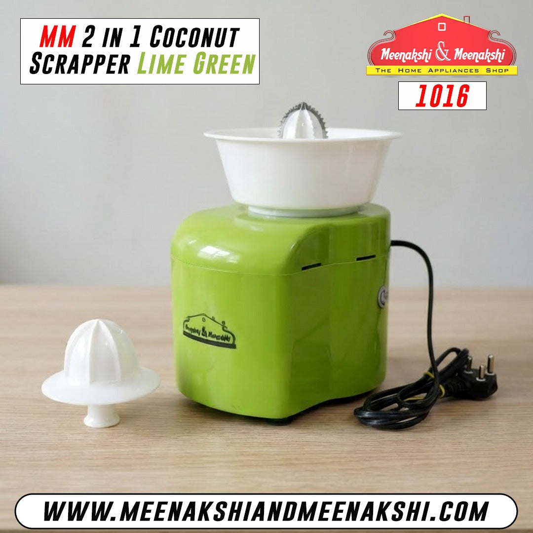 MM 2 in 1 Coconut Scraper Lime Green 1016