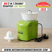 MM 2 in 1 Coconut Scraper Lime Green 1016