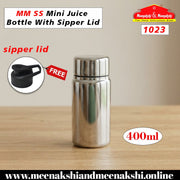 MM SS Mini Juice Bottle With Sipper Lid 400ml