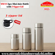 MM SS 3 Mini Juice Bottle With 3 Sipper Lid